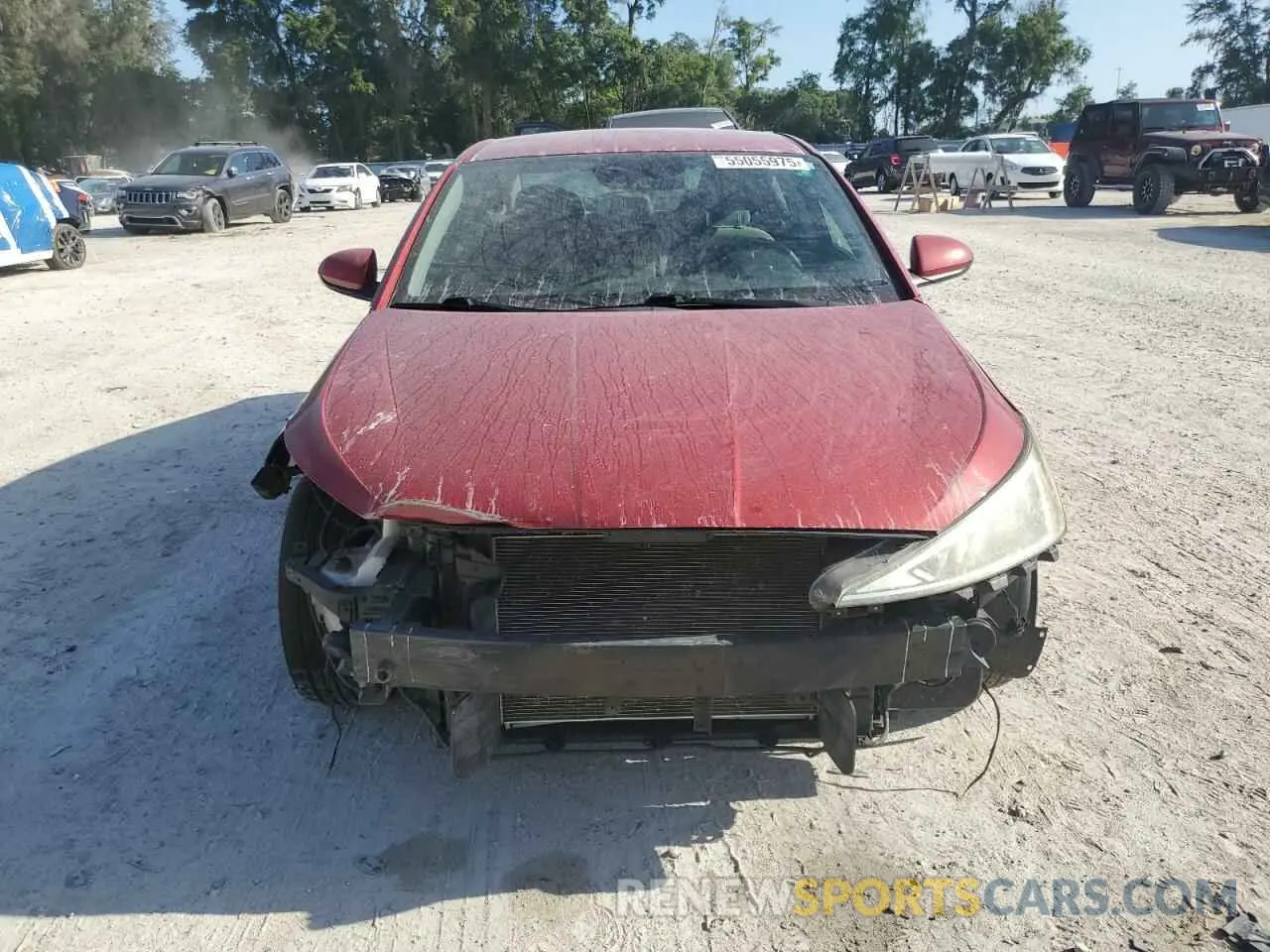 5 Photograph of a damaged car KMHD84LF7LU915034 HYUNDAI ELANTRA 2020