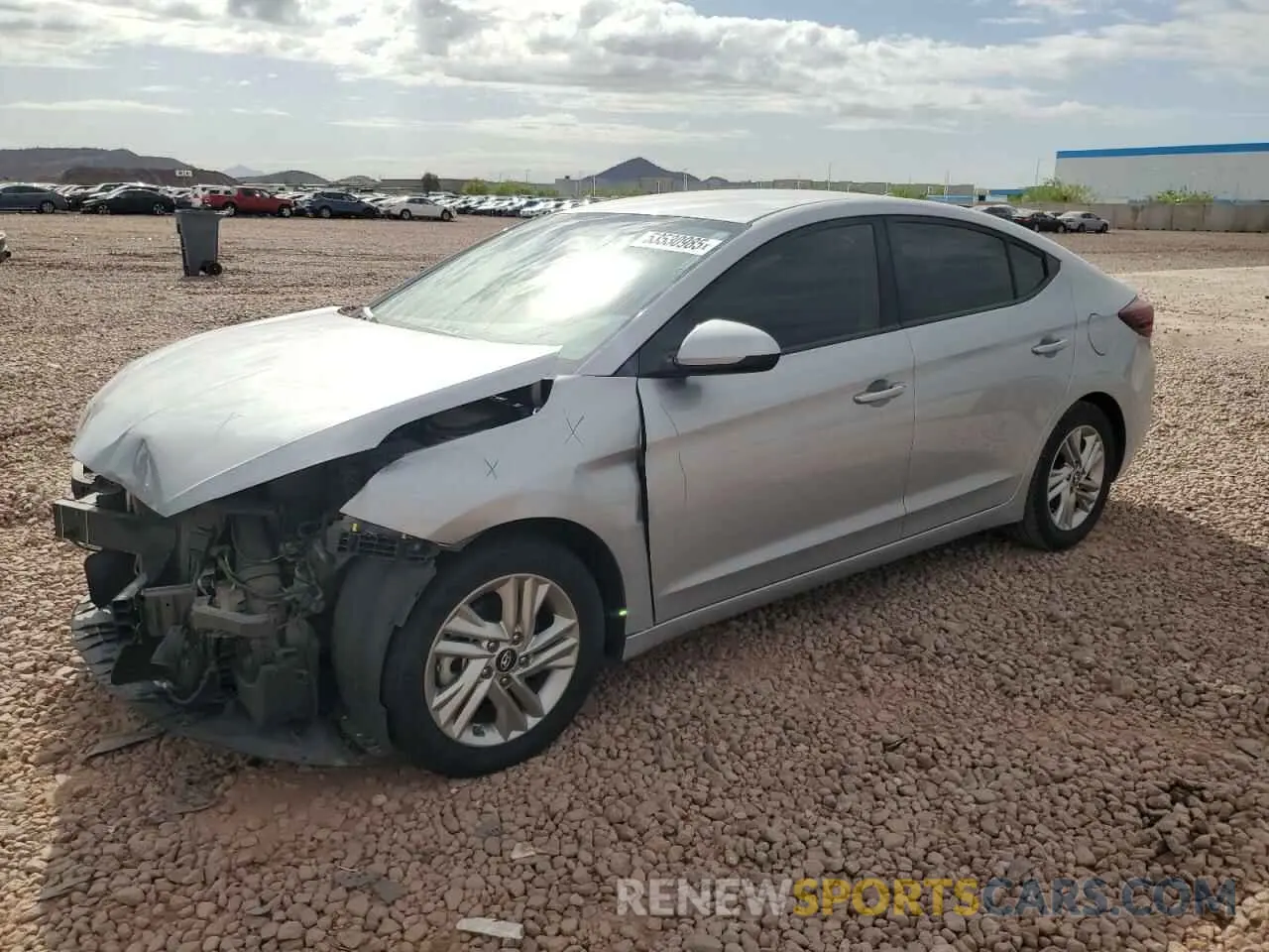 1 Photograph of a damaged car KMHD84LF7LU927510 HYUNDAI ELANTRA 2020