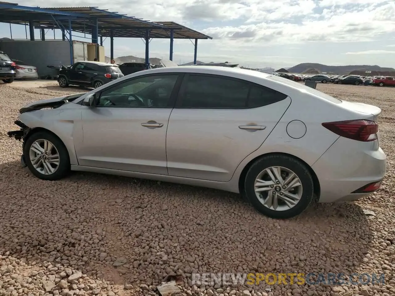 2 Photograph of a damaged car KMHD84LF7LU927510 HYUNDAI ELANTRA 2020