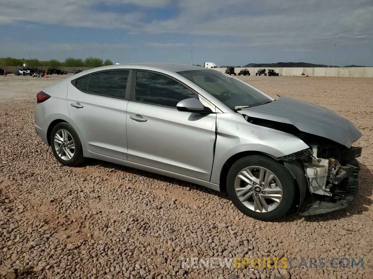 4 Photograph of a damaged car KMHD84LF7LU927510 HYUNDAI ELANTRA 2020
