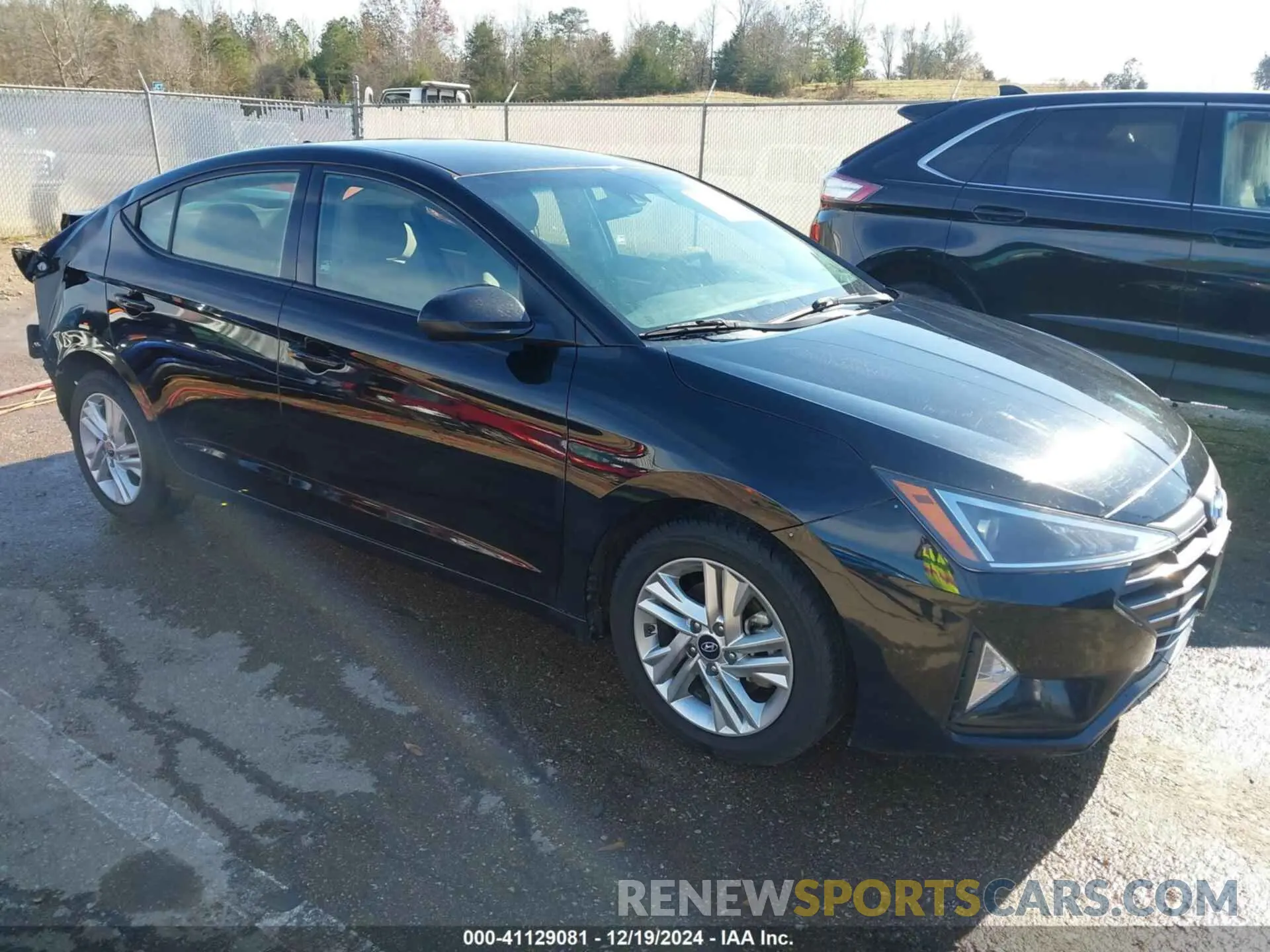 1 Photograph of a damaged car KMHD84LF7LU938409 HYUNDAI ELANTRA 2020