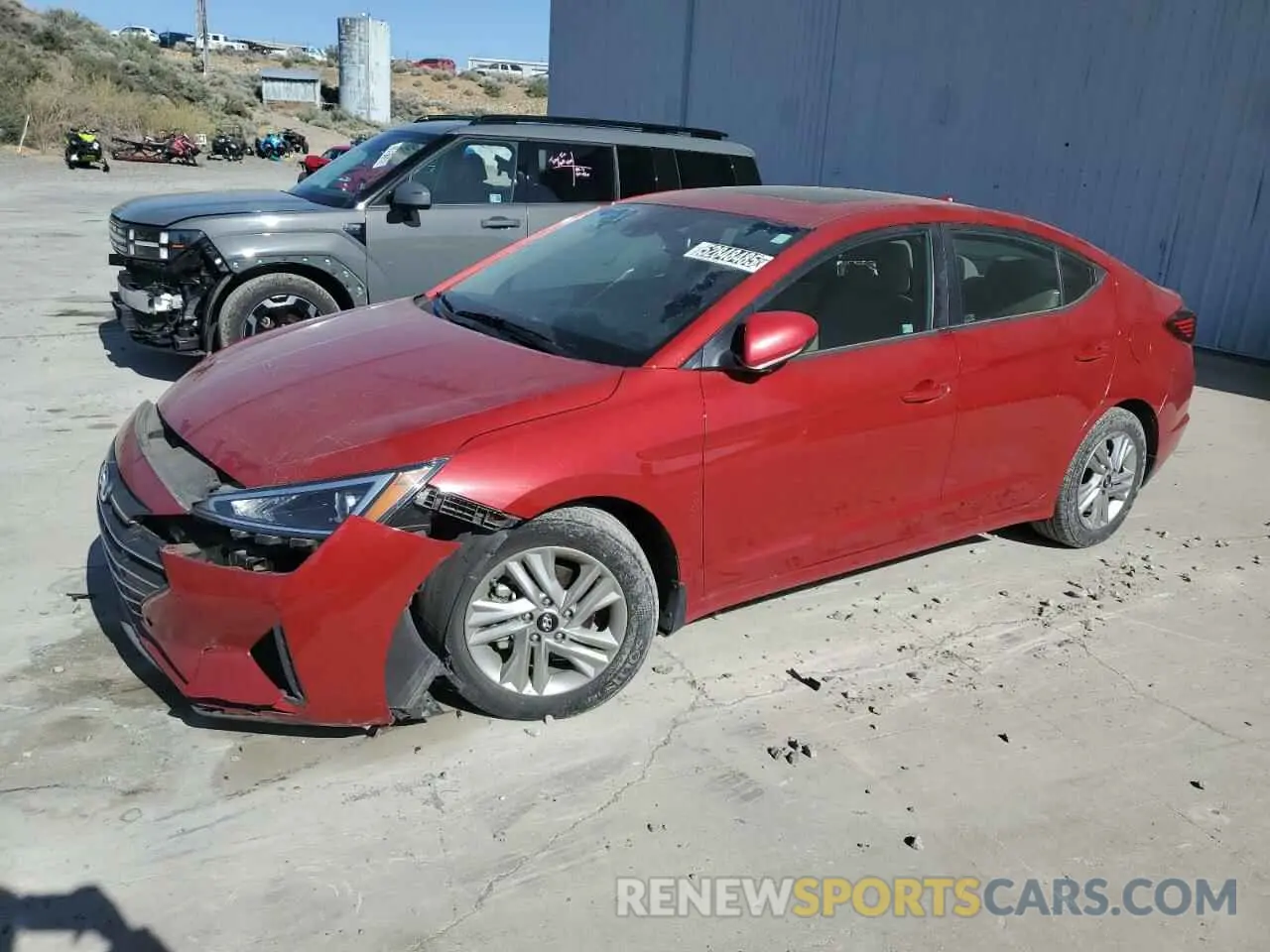 1 Photograph of a damaged car KMHD84LF7LU941407 HYUNDAI ELANTRA 2020