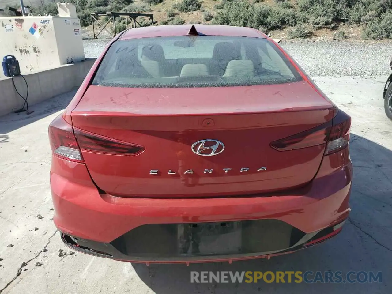 6 Photograph of a damaged car KMHD84LF7LU941407 HYUNDAI ELANTRA 2020
