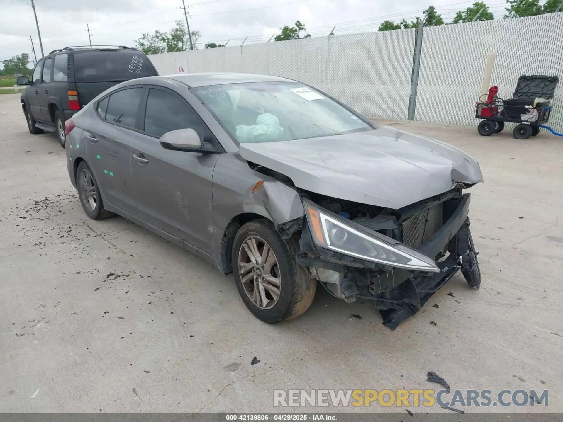 1 Photograph of a damaged car KMHD84LF7LU980207 HYUNDAI ELANTRA 2020