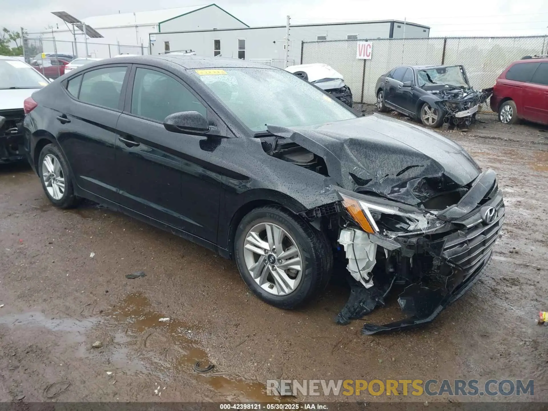 1 Photograph of a damaged car KMHD84LF8LU072283 HYUNDAI ELANTRA 2020