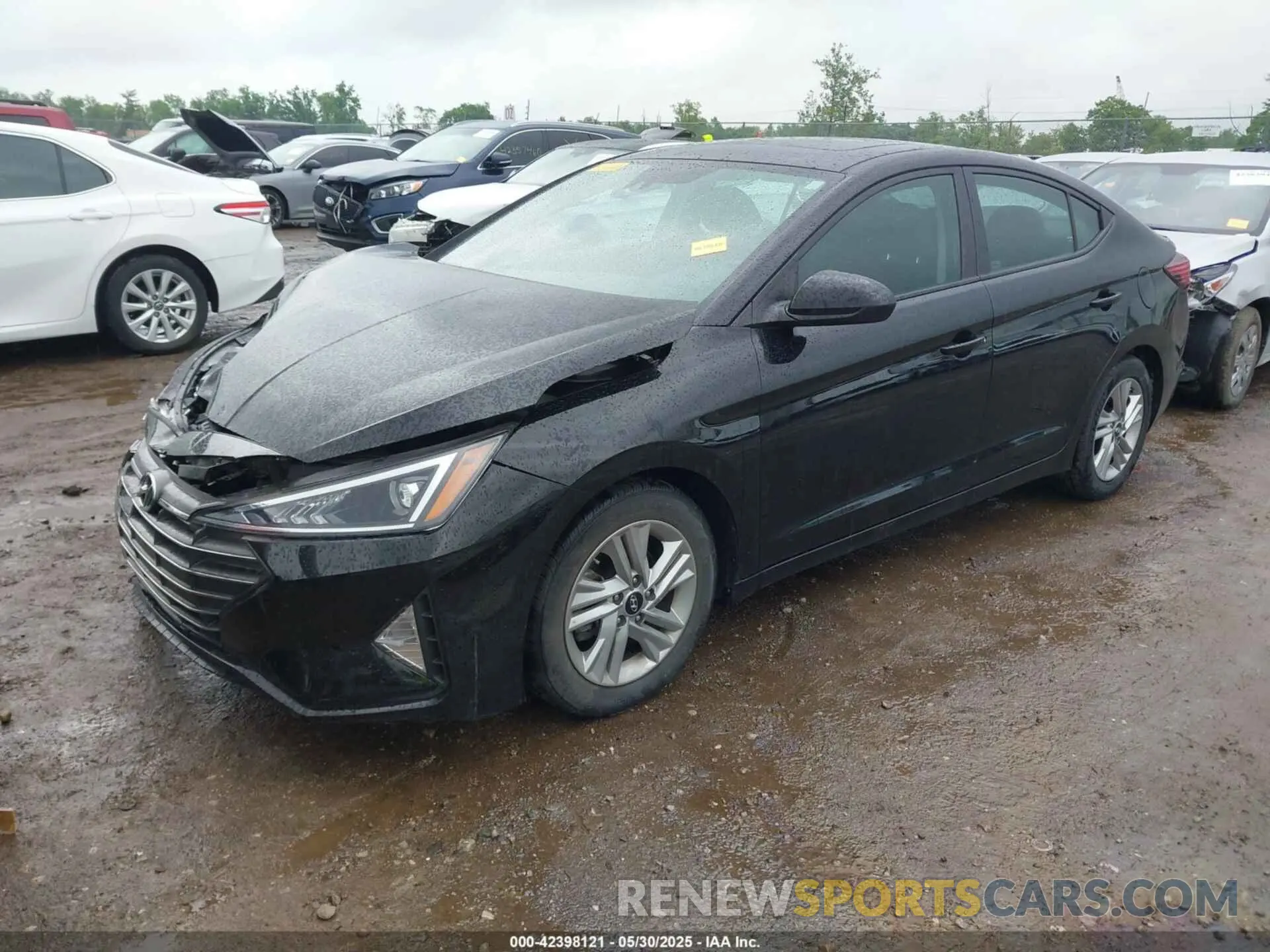 2 Photograph of a damaged car KMHD84LF8LU072283 HYUNDAI ELANTRA 2020