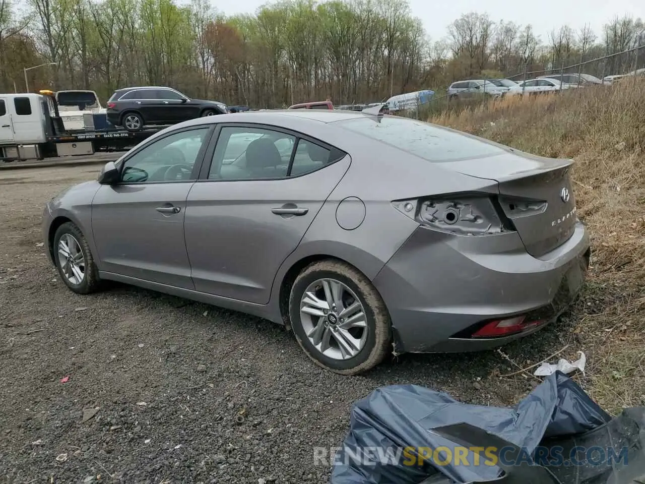 2 Photograph of a damaged car KMHD84LF8LU076723 HYUNDAI ELANTRA 2020