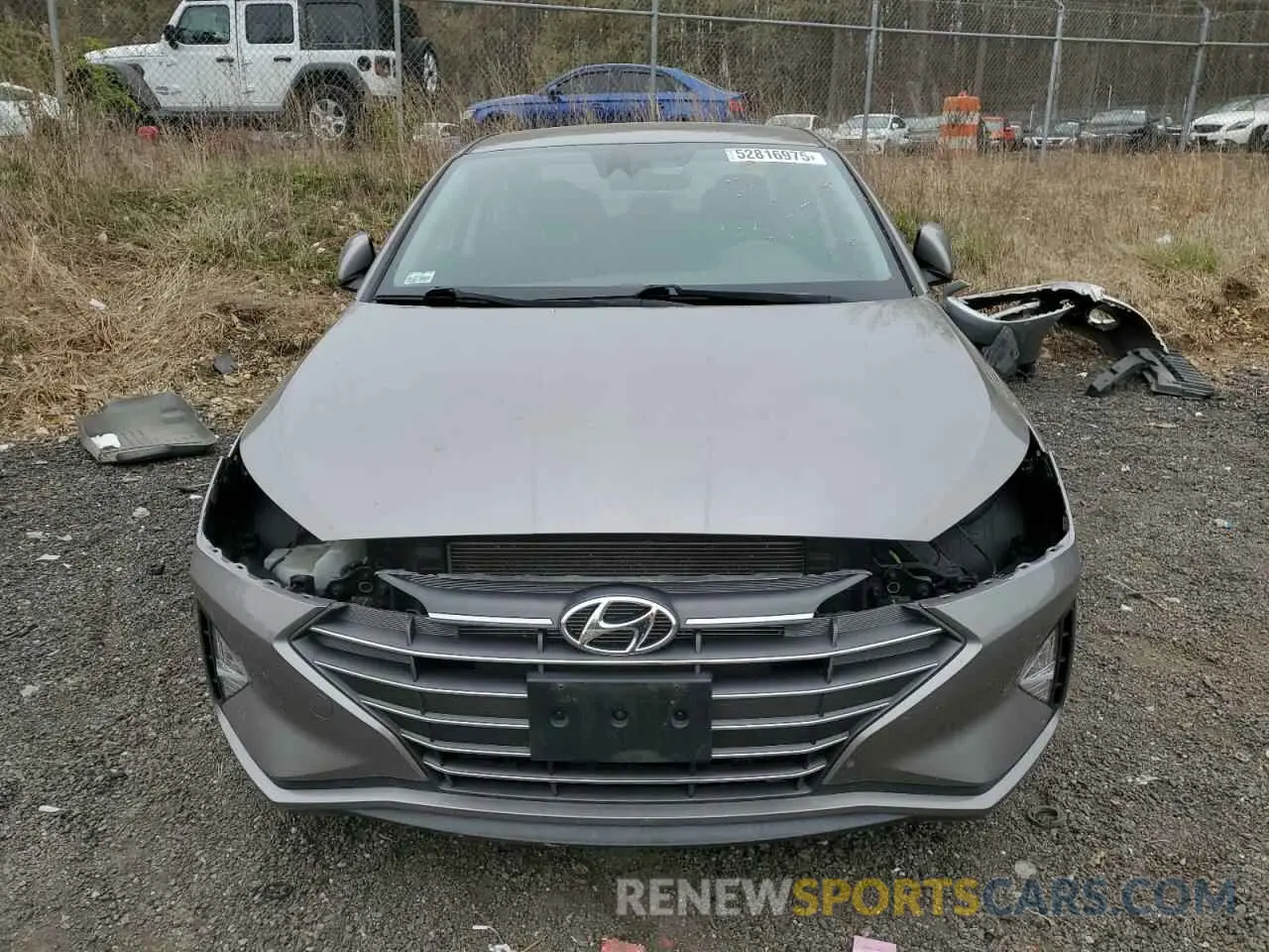5 Photograph of a damaged car KMHD84LF8LU076723 HYUNDAI ELANTRA 2020