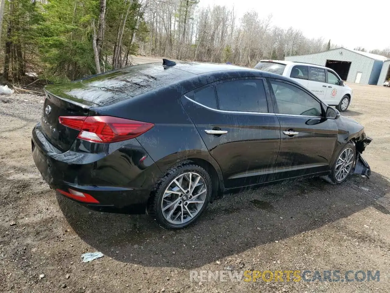 3 Photograph of a damaged car KMHD84LF8LU086491 HYUNDAI ELANTRA 2020