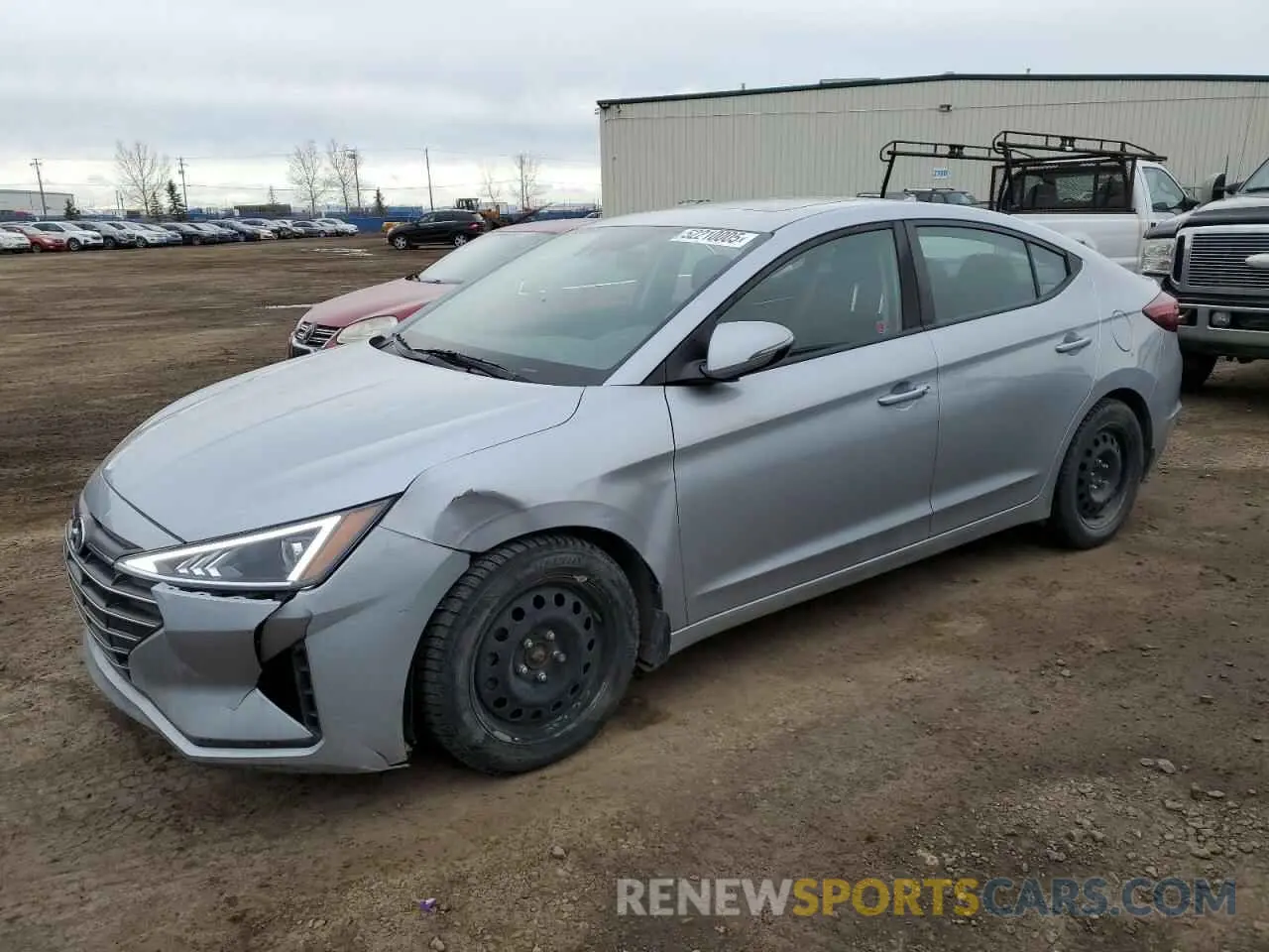 1 Photograph of a damaged car KMHD84LF8LU099936 HYUNDAI ELANTRA 2020