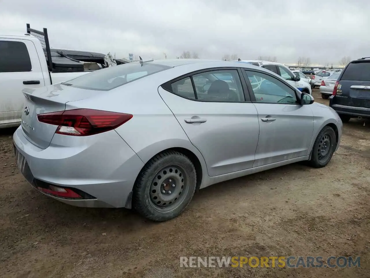 3 Photograph of a damaged car KMHD84LF8LU099936 HYUNDAI ELANTRA 2020