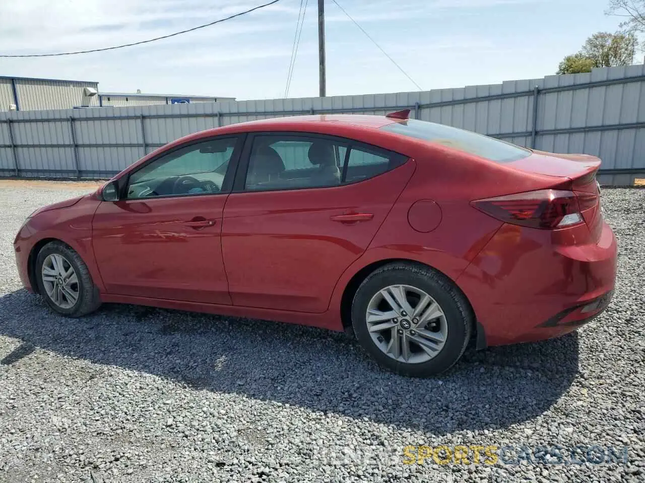2 Photograph of a damaged car KMHD84LF8LU902096 HYUNDAI ELANTRA 2020