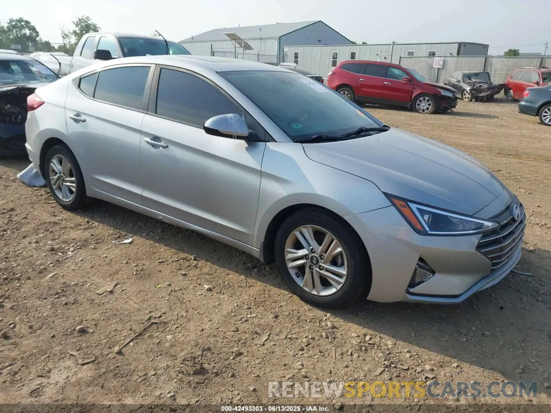 1 Photograph of a damaged car KMHD84LF8LU940623 HYUNDAI ELANTRA 2020