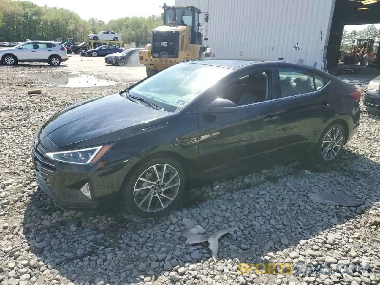 1 Photograph of a damaged car KMHD84LF8LU987070 HYUNDAI ELANTRA 2020