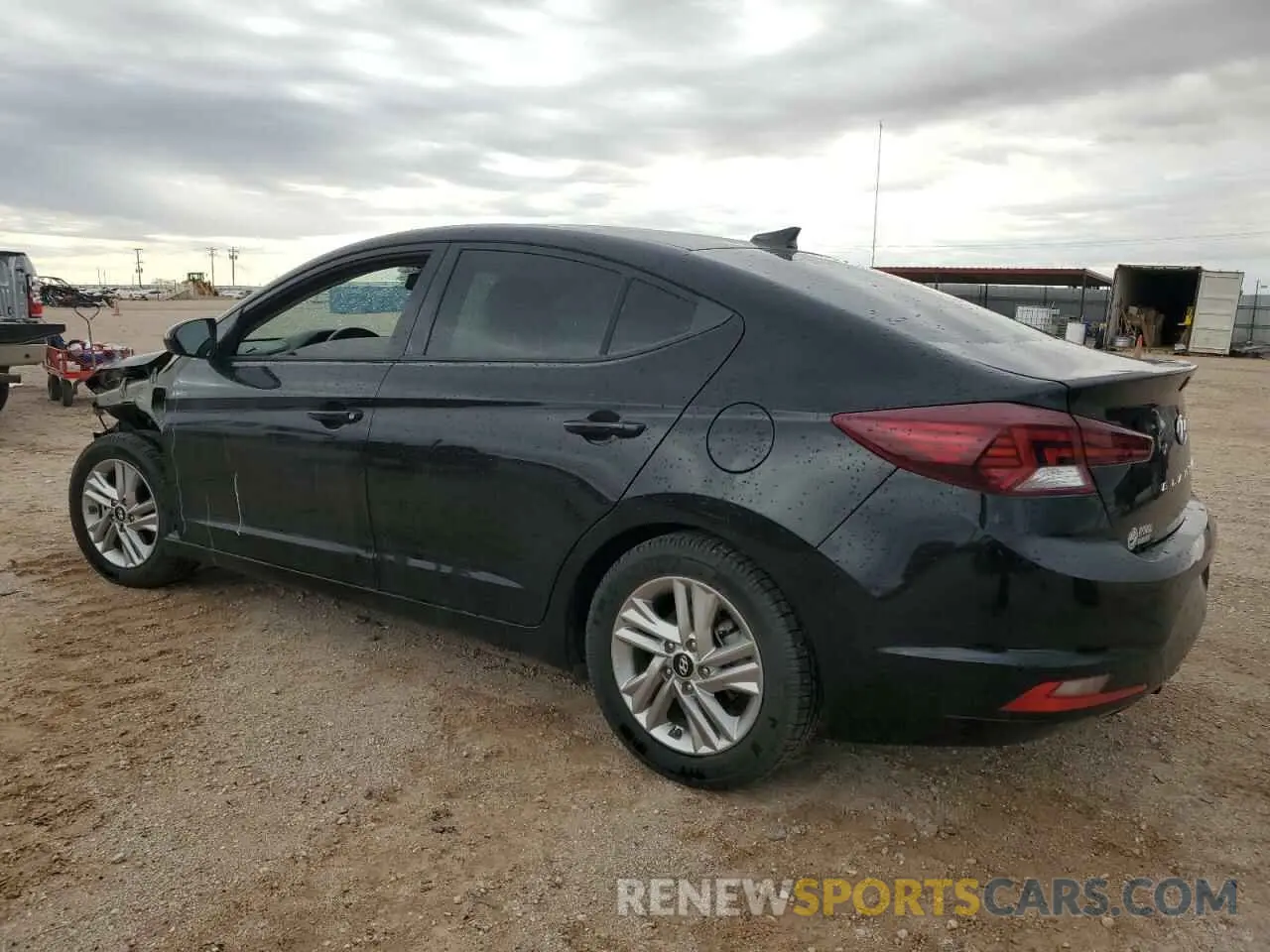 2 Photograph of a damaged car KMHD84LF8LU996996 HYUNDAI ELANTRA 2020