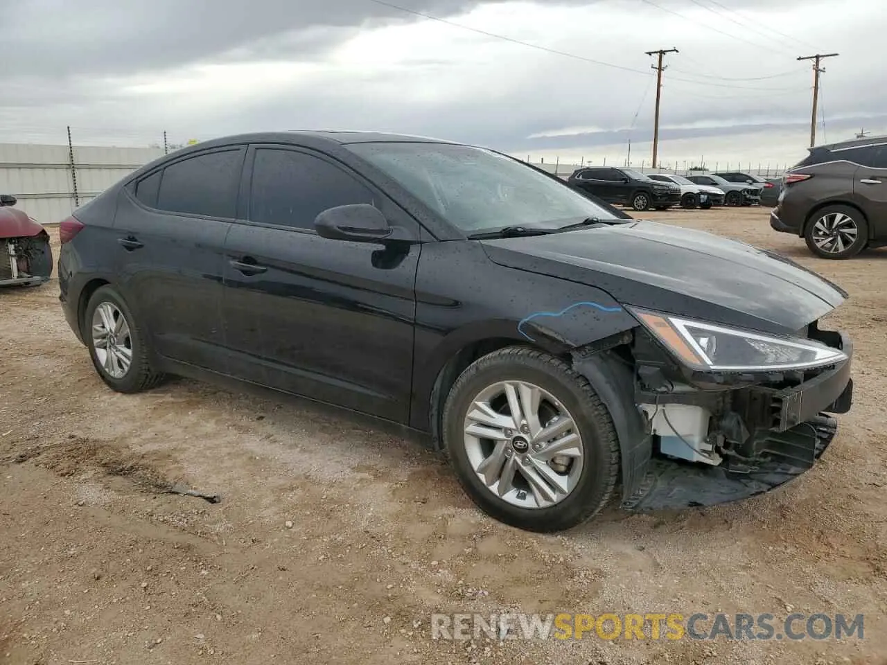 4 Photograph of a damaged car KMHD84LF8LU996996 HYUNDAI ELANTRA 2020