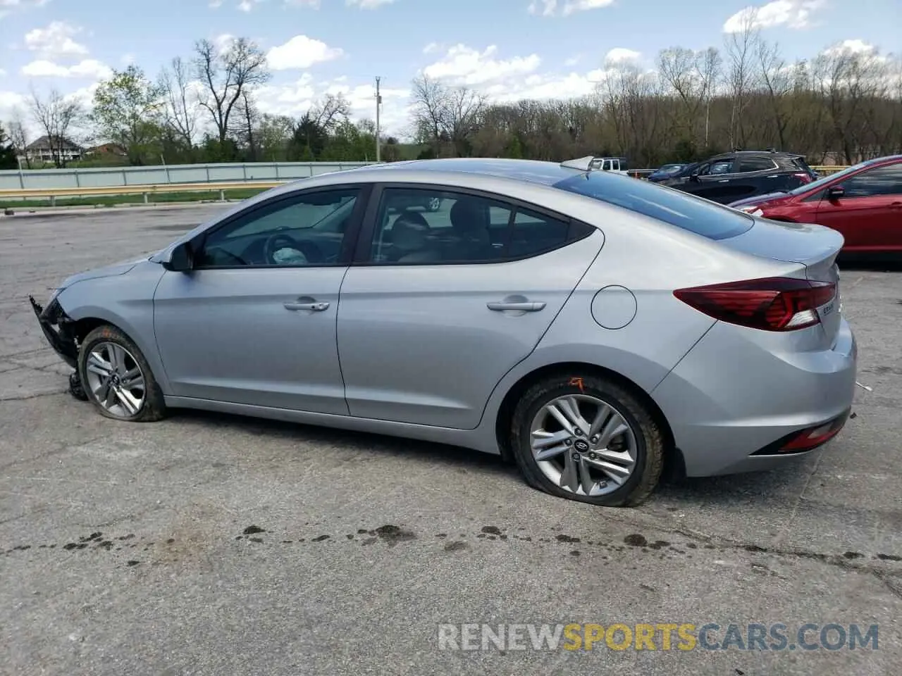 2 Photograph of a damaged car KMHD84LF9LU071028 HYUNDAI ELANTRA 2020