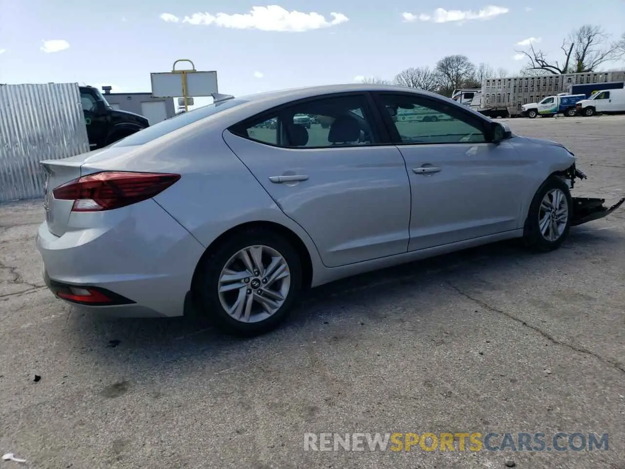 3 Photograph of a damaged car KMHD84LF9LU071028 HYUNDAI ELANTRA 2020
