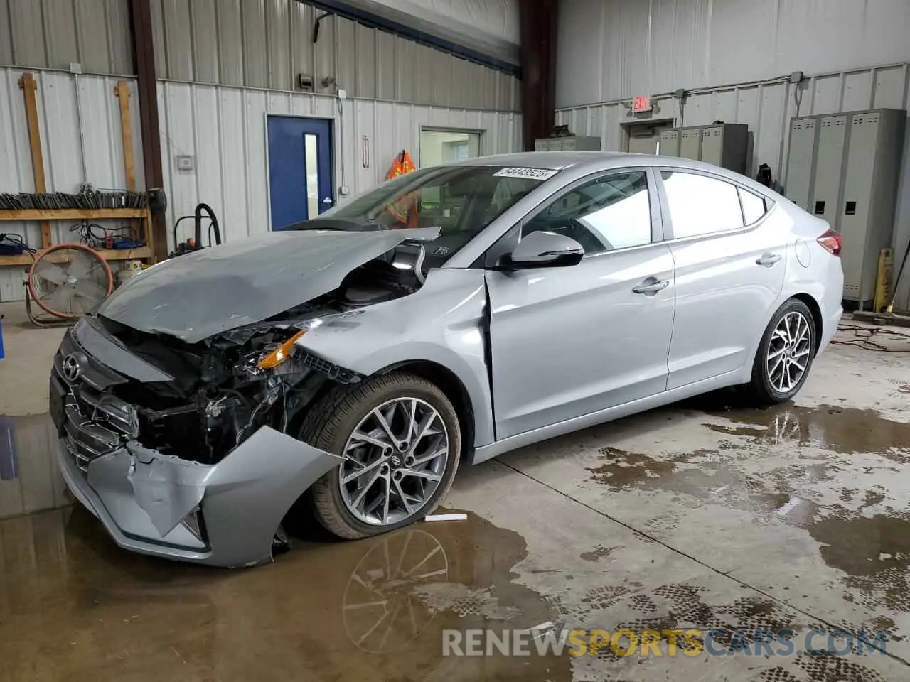 1 Photograph of a damaged car KMHD84LF9LU073362 HYUNDAI ELANTRA 2020