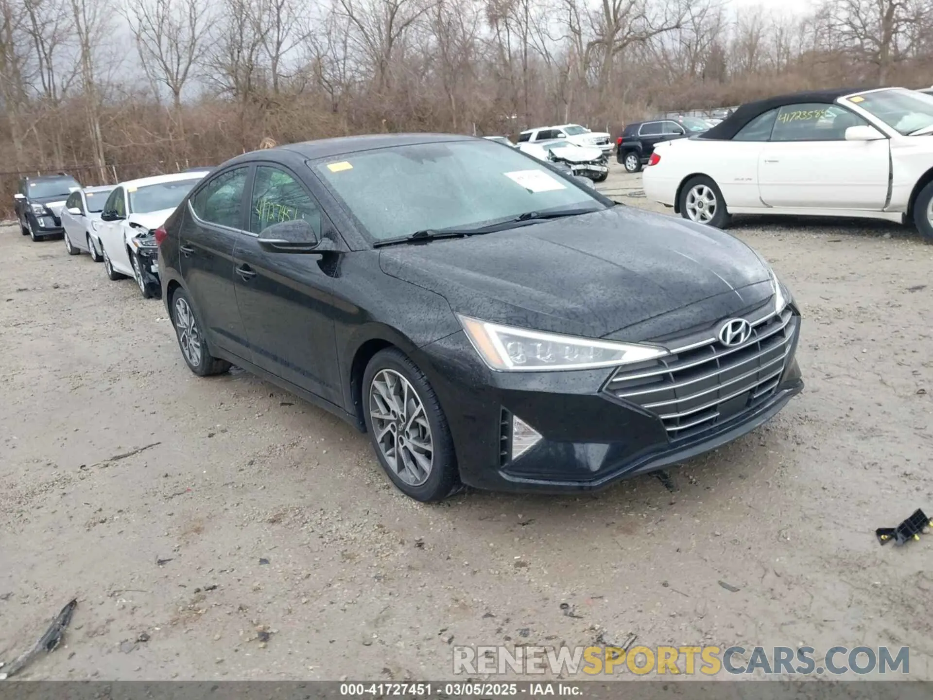 1 Photograph of a damaged car KMHD84LF9LU086953 HYUNDAI ELANTRA 2020