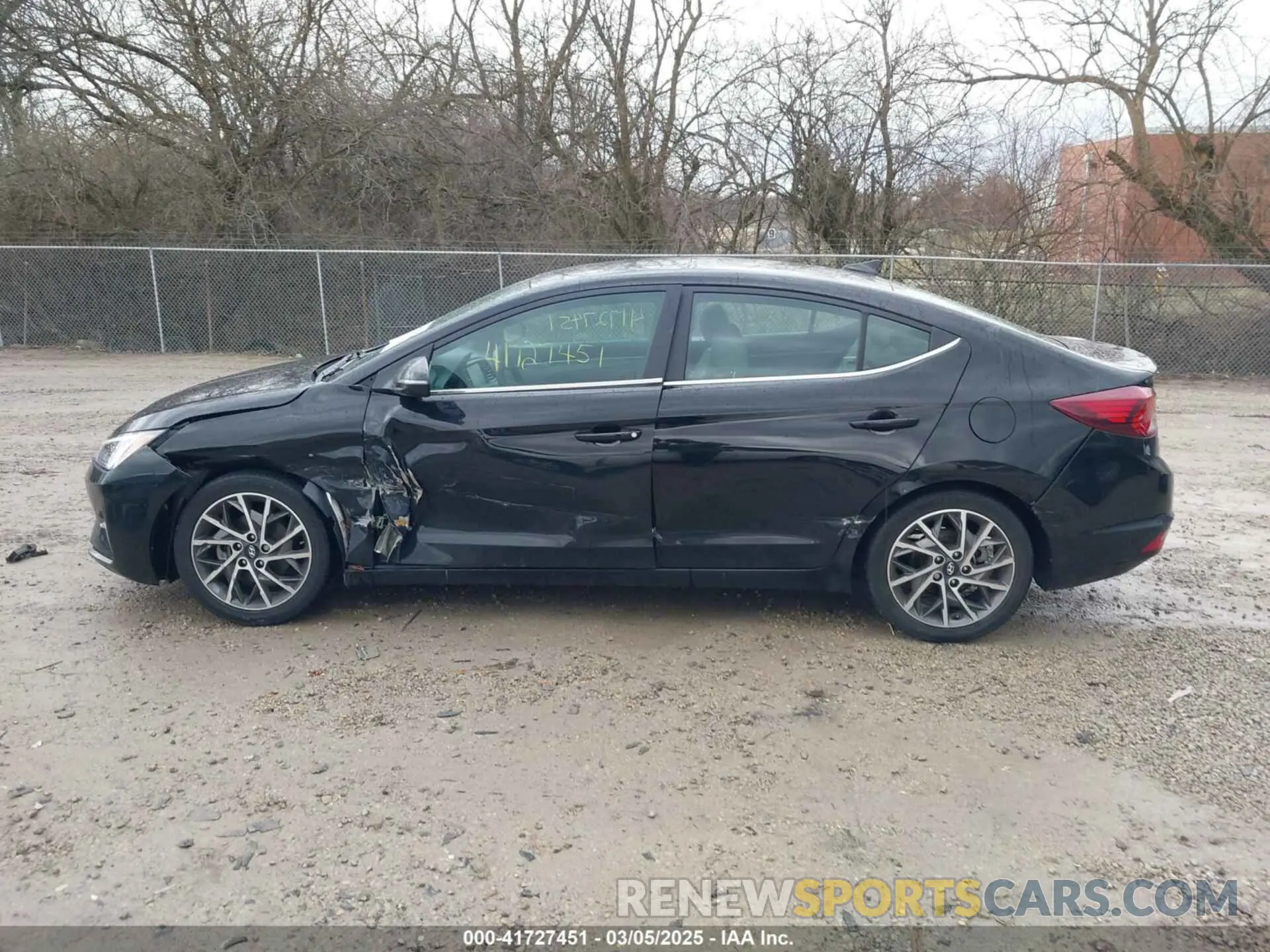 14 Photograph of a damaged car KMHD84LF9LU086953 HYUNDAI ELANTRA 2020