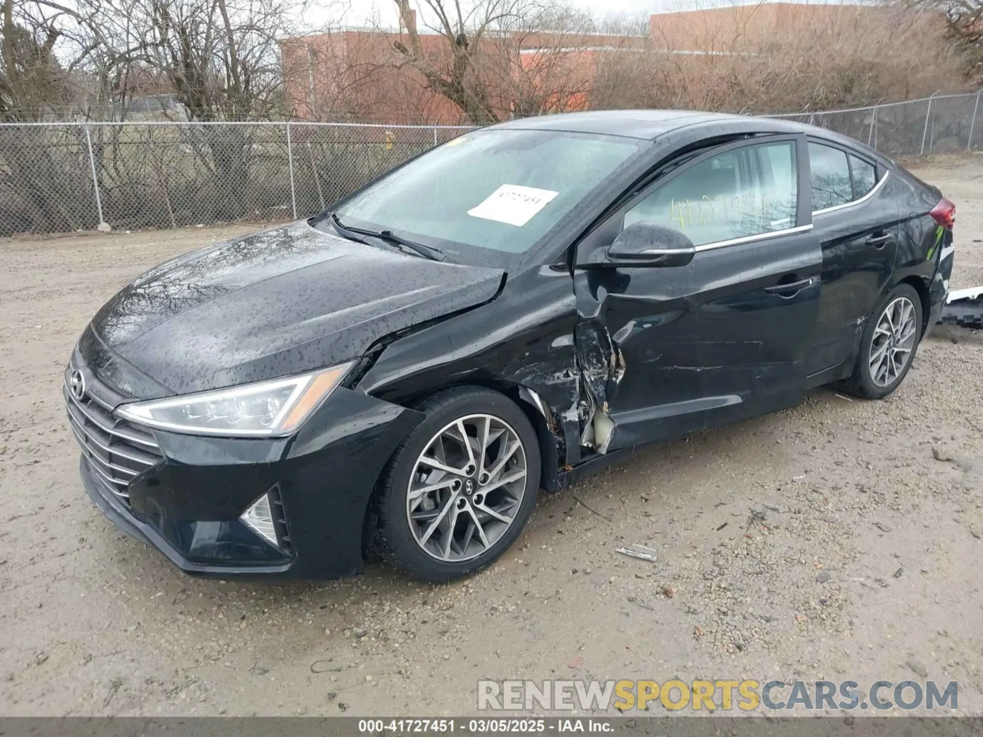 6 Photograph of a damaged car KMHD84LF9LU086953 HYUNDAI ELANTRA 2020