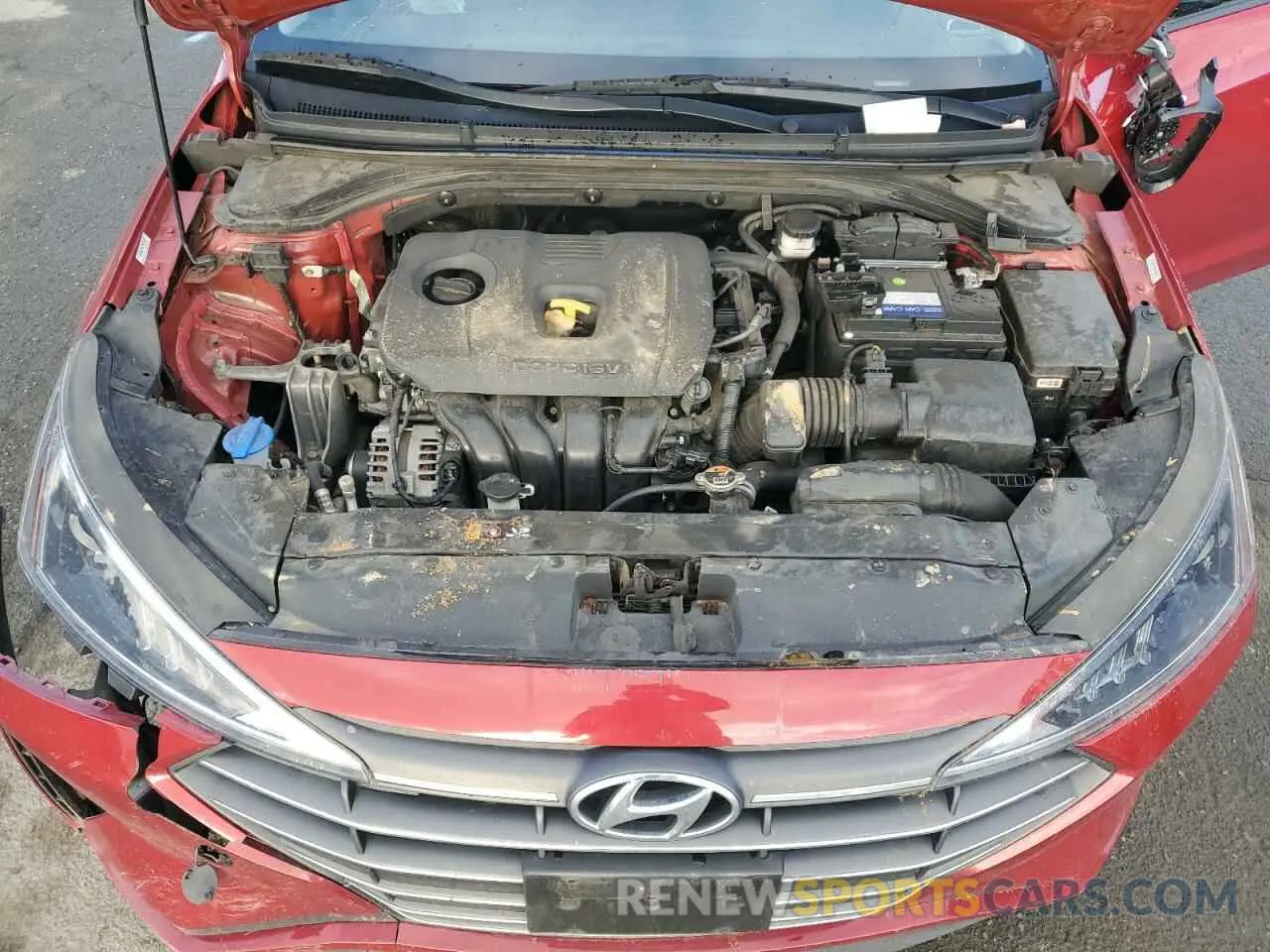 11 Photograph of a damaged car KMHD84LF9LU106814 HYUNDAI ELANTRA 2020