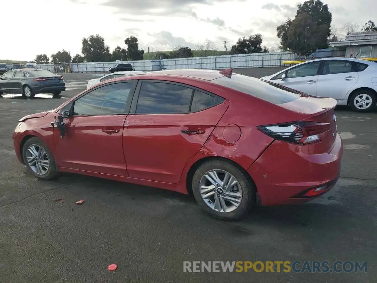 2 Photograph of a damaged car KMHD84LF9LU106814 HYUNDAI ELANTRA 2020