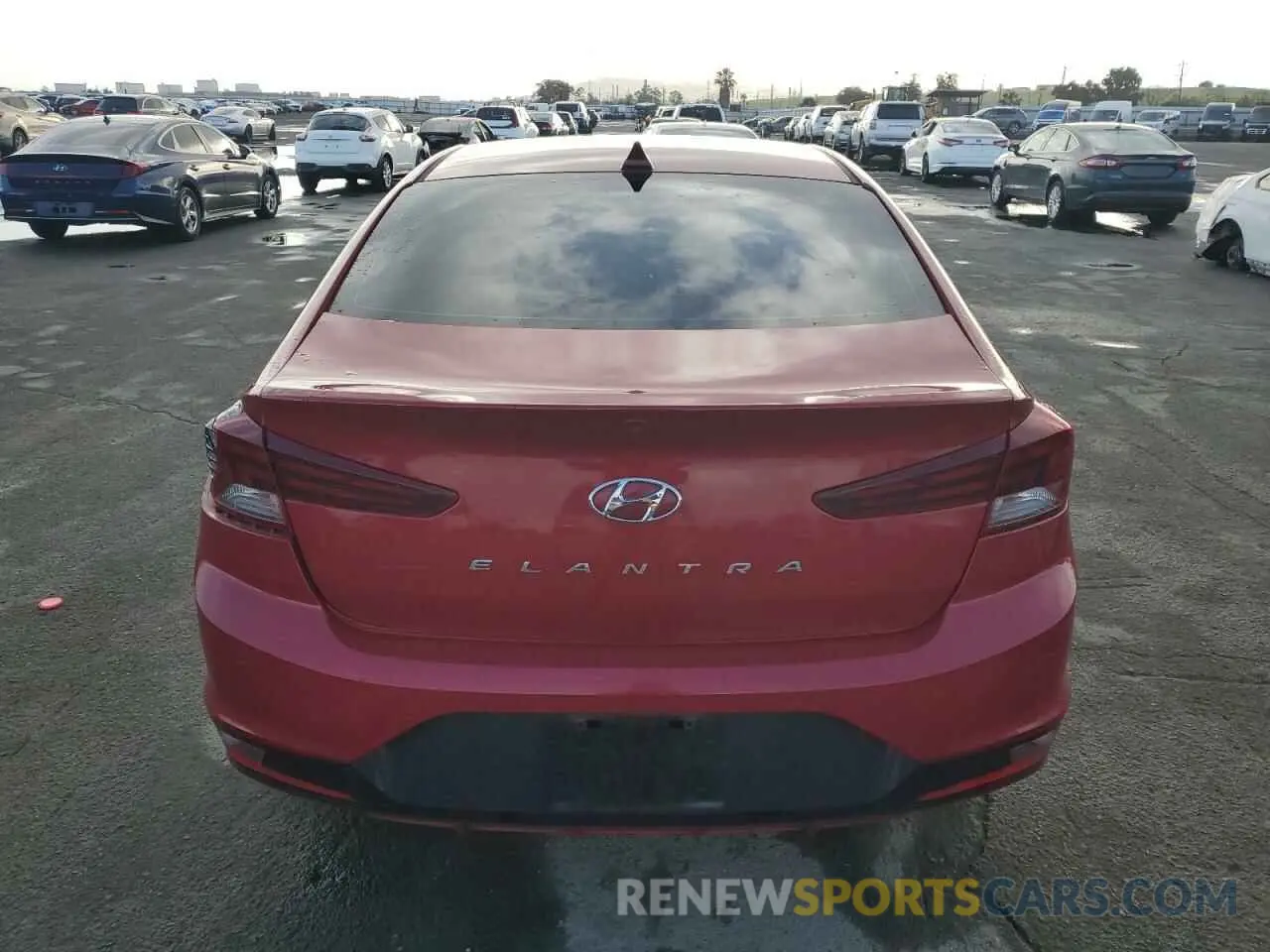 6 Photograph of a damaged car KMHD84LF9LU106814 HYUNDAI ELANTRA 2020