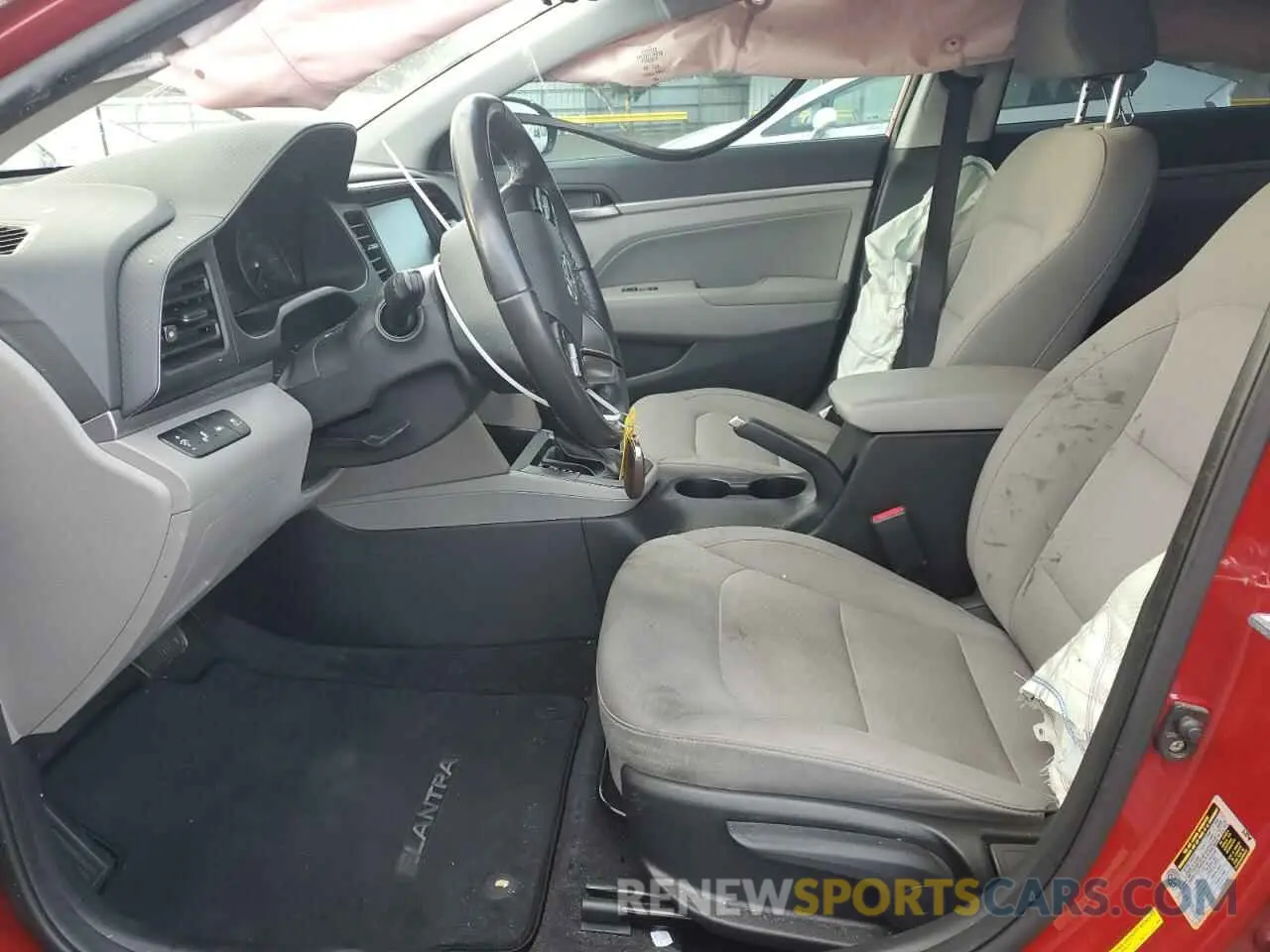 7 Photograph of a damaged car KMHD84LF9LU106814 HYUNDAI ELANTRA 2020