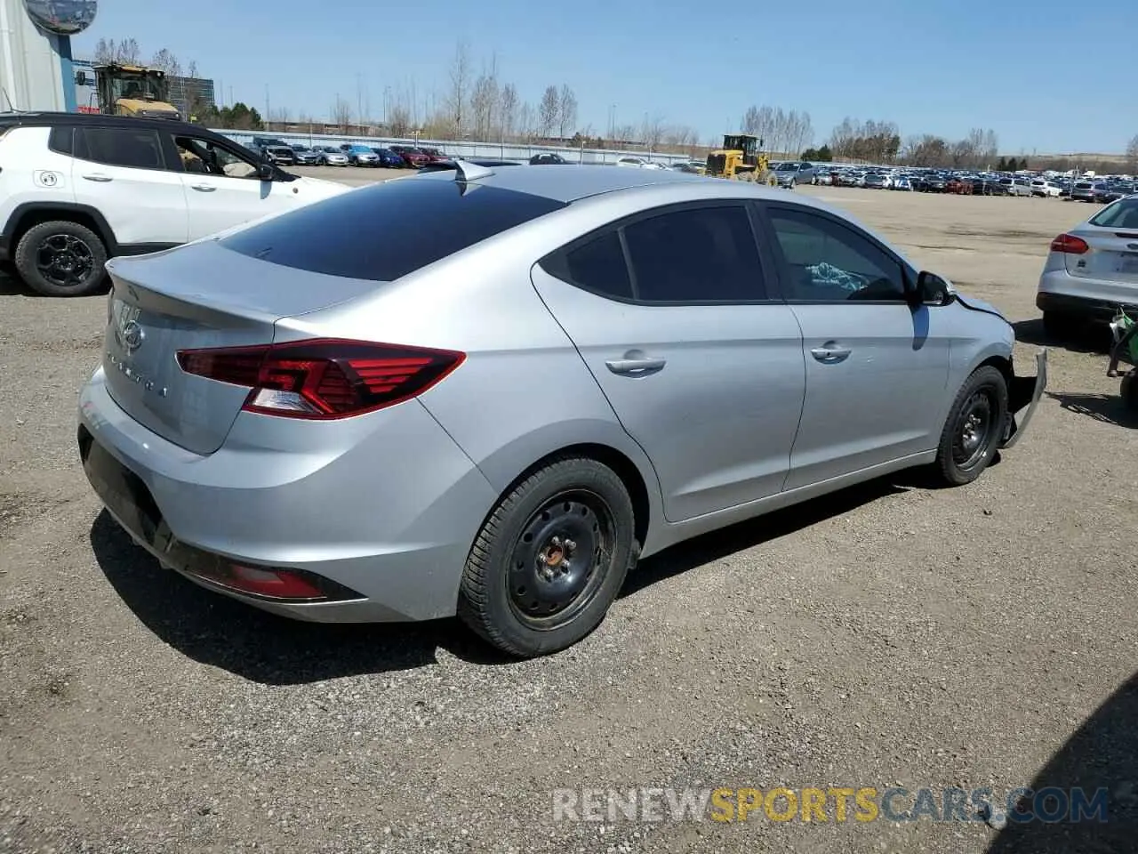 3 Photograph of a damaged car KMHD84LF9LU110720 HYUNDAI ELANTRA 2020