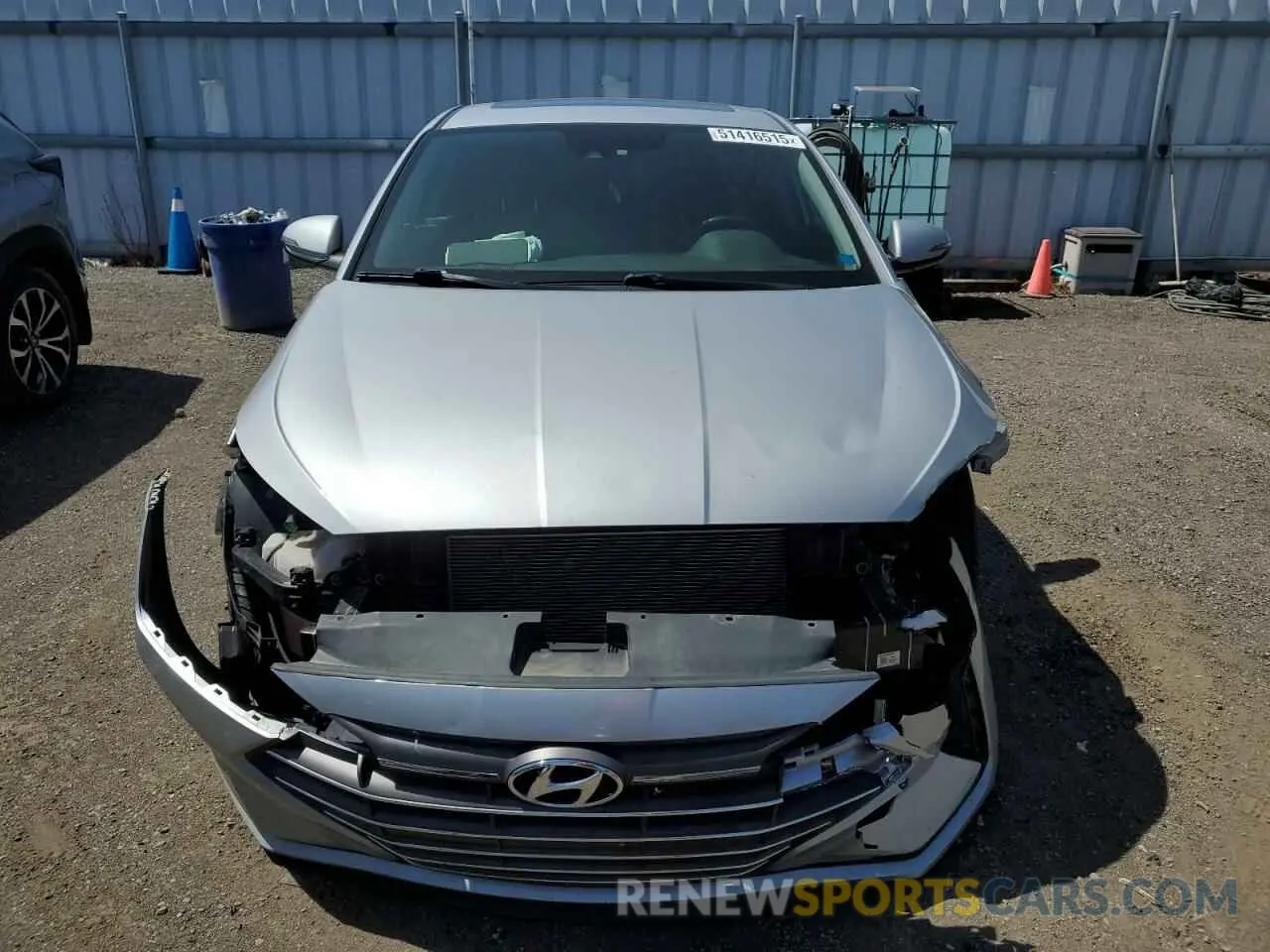 5 Photograph of a damaged car KMHD84LF9LU110720 HYUNDAI ELANTRA 2020