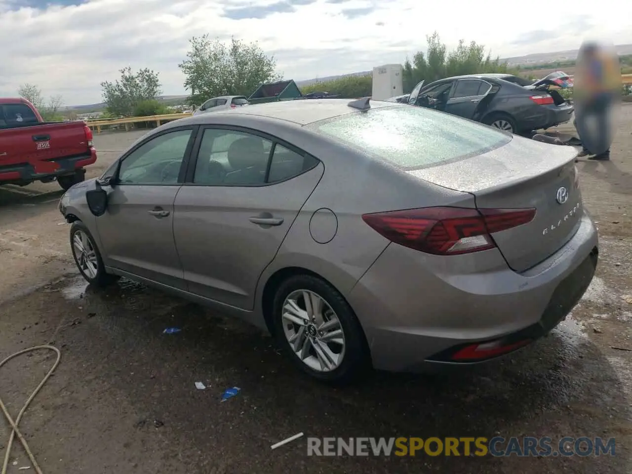 2 Photograph of a damaged car KMHD84LF9LU902771 HYUNDAI ELANTRA 2020