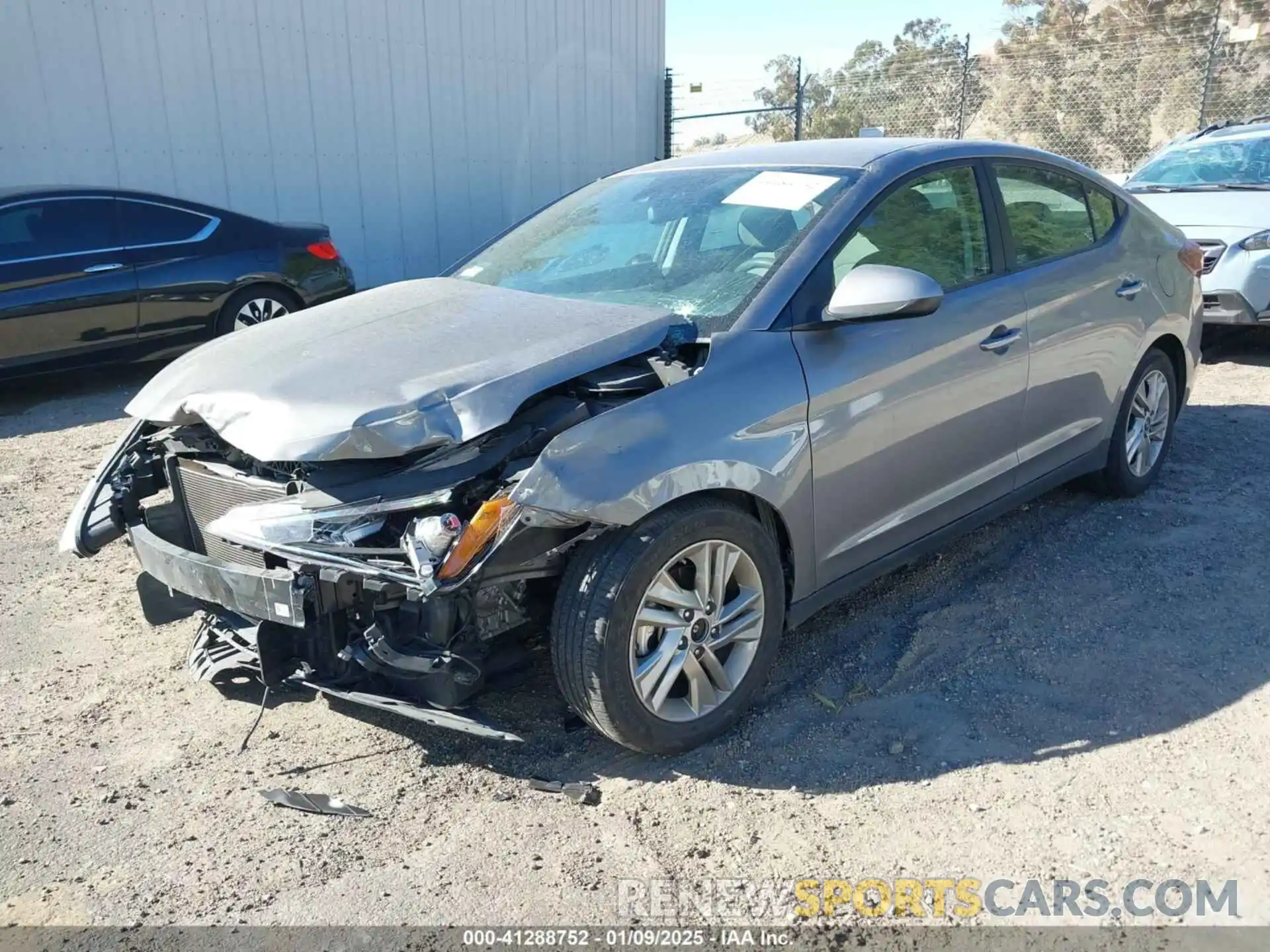 2 Photograph of a damaged car KMHD84LF9LU988437 HYUNDAI ELANTRA 2020