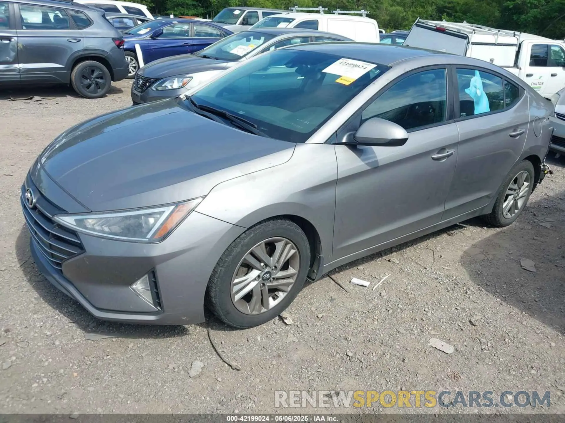 2 Photograph of a damaged car KMHD84LFXLU002266 HYUNDAI ELANTRA 2020