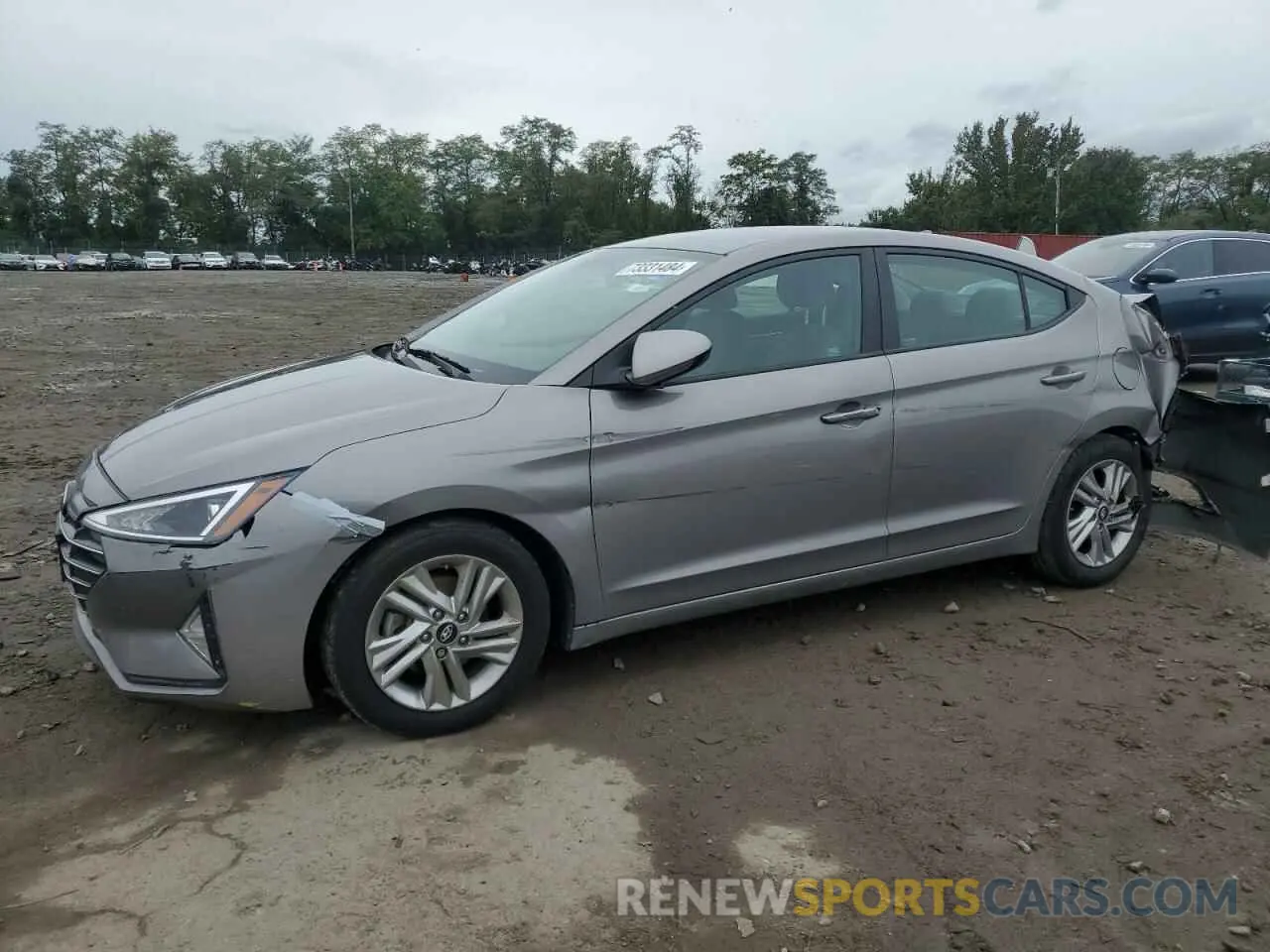 1 Photograph of a damaged car KMHD84LFXLU058594 HYUNDAI ELANTRA 2020