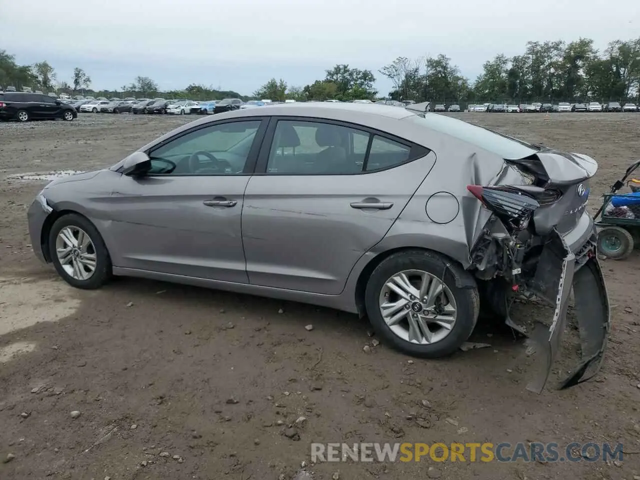 2 Photograph of a damaged car KMHD84LFXLU058594 HYUNDAI ELANTRA 2020