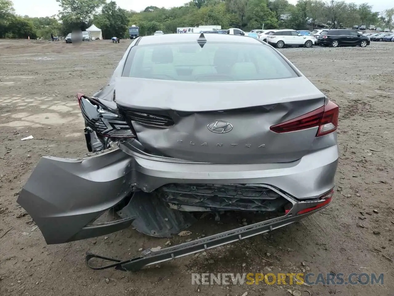 6 Photograph of a damaged car KMHD84LFXLU058594 HYUNDAI ELANTRA 2020