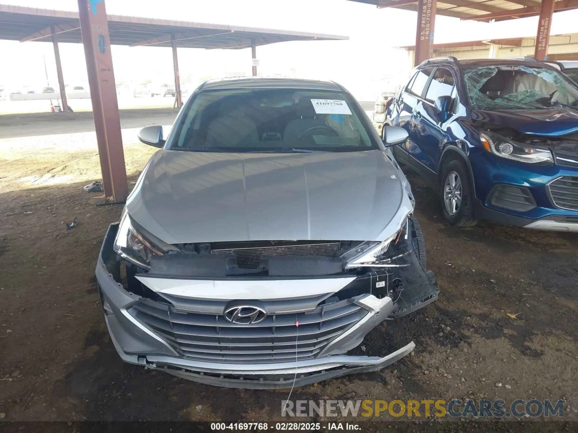 12 Photograph of a damaged car KMHD84LFXLU086010 HYUNDAI ELANTRA 2020