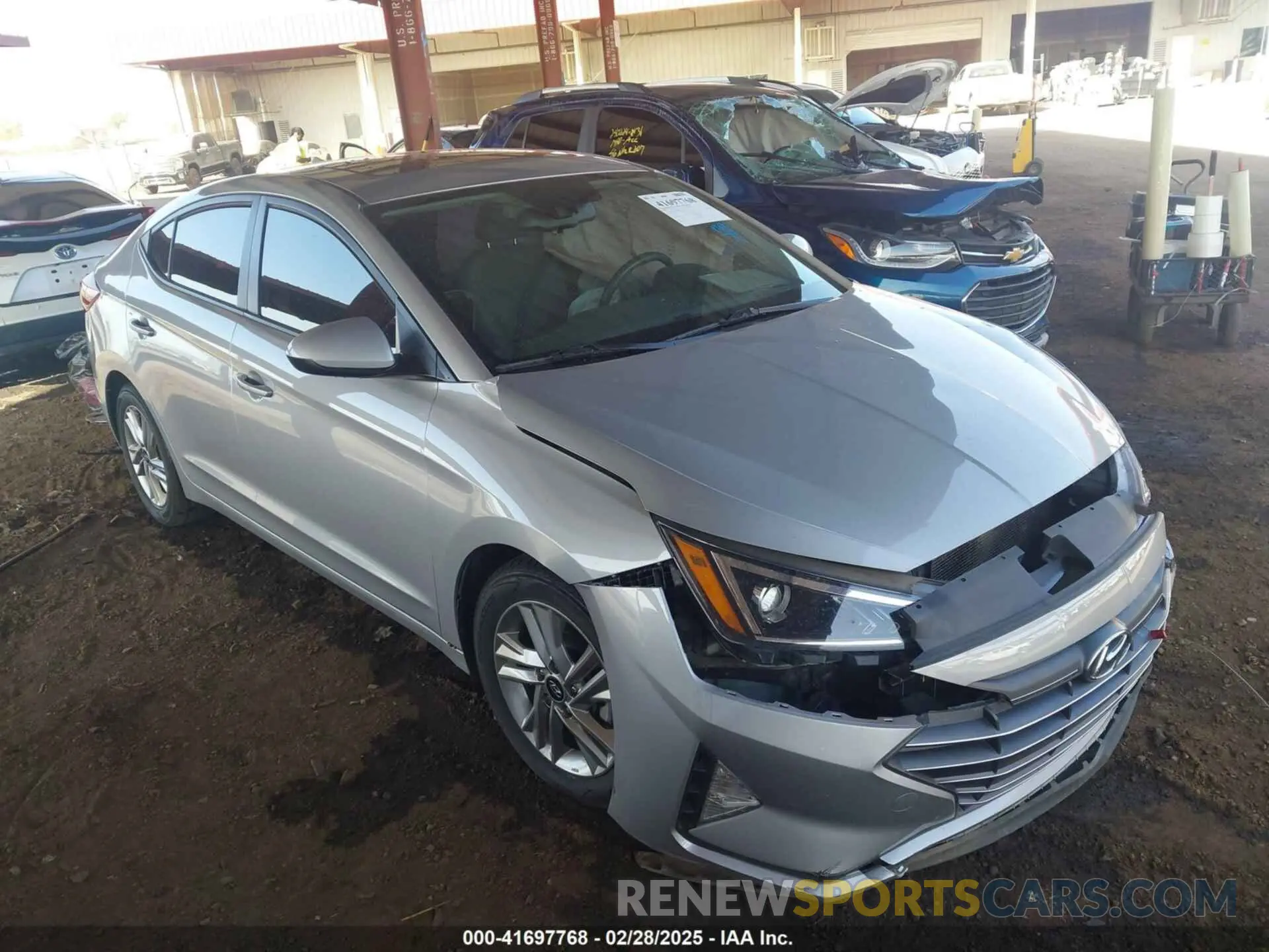 13 Photograph of a damaged car KMHD84LFXLU086010 HYUNDAI ELANTRA 2020