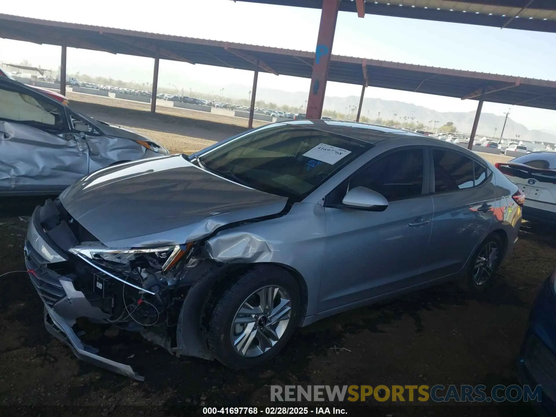 14 Photograph of a damaged car KMHD84LFXLU086010 HYUNDAI ELANTRA 2020