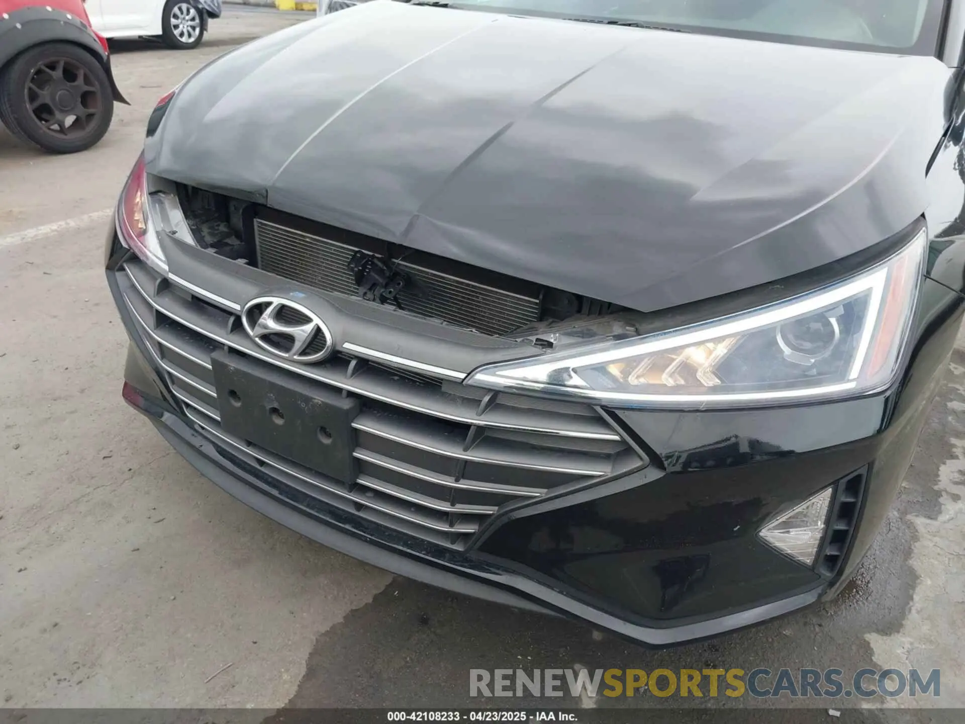 6 Photograph of a damaged car KMHD84LFXLU106756 HYUNDAI ELANTRA 2020