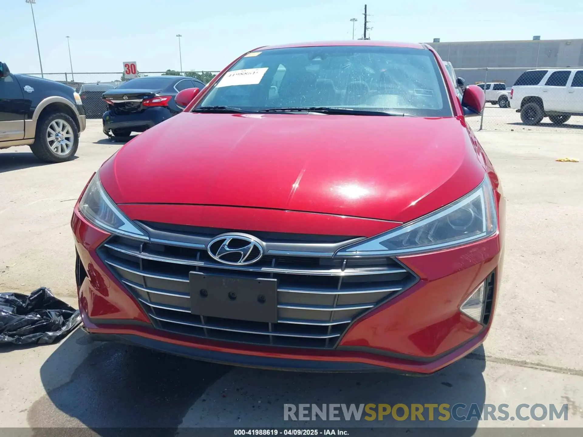 11 Photograph of a damaged car KMHD84LFXLU898021 HYUNDAI ELANTRA 2020