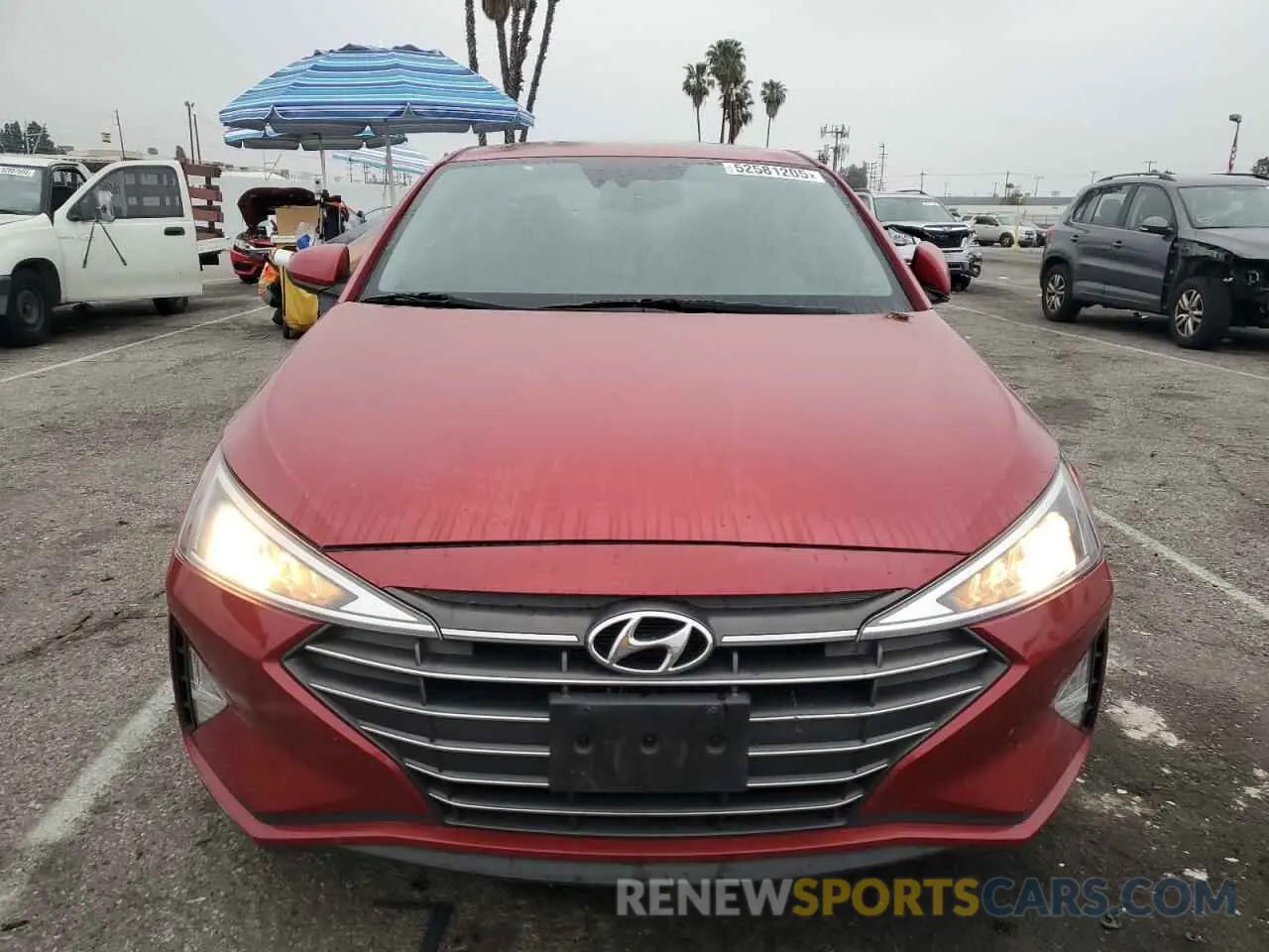 5 Photograph of a damaged car KMHD84LFXLU906795 HYUNDAI ELANTRA 2020