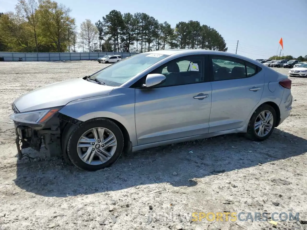 1 Photograph of a damaged car KMHD84LFXLU949761 HYUNDAI ELANTRA 2020