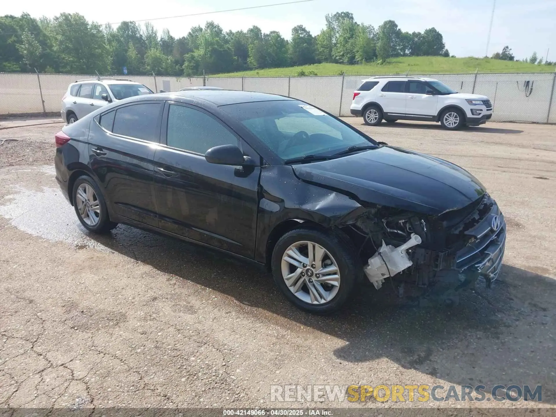 1 Photograph of a damaged car KMHD84LFXLU994456 HYUNDAI ELANTRA 2020
