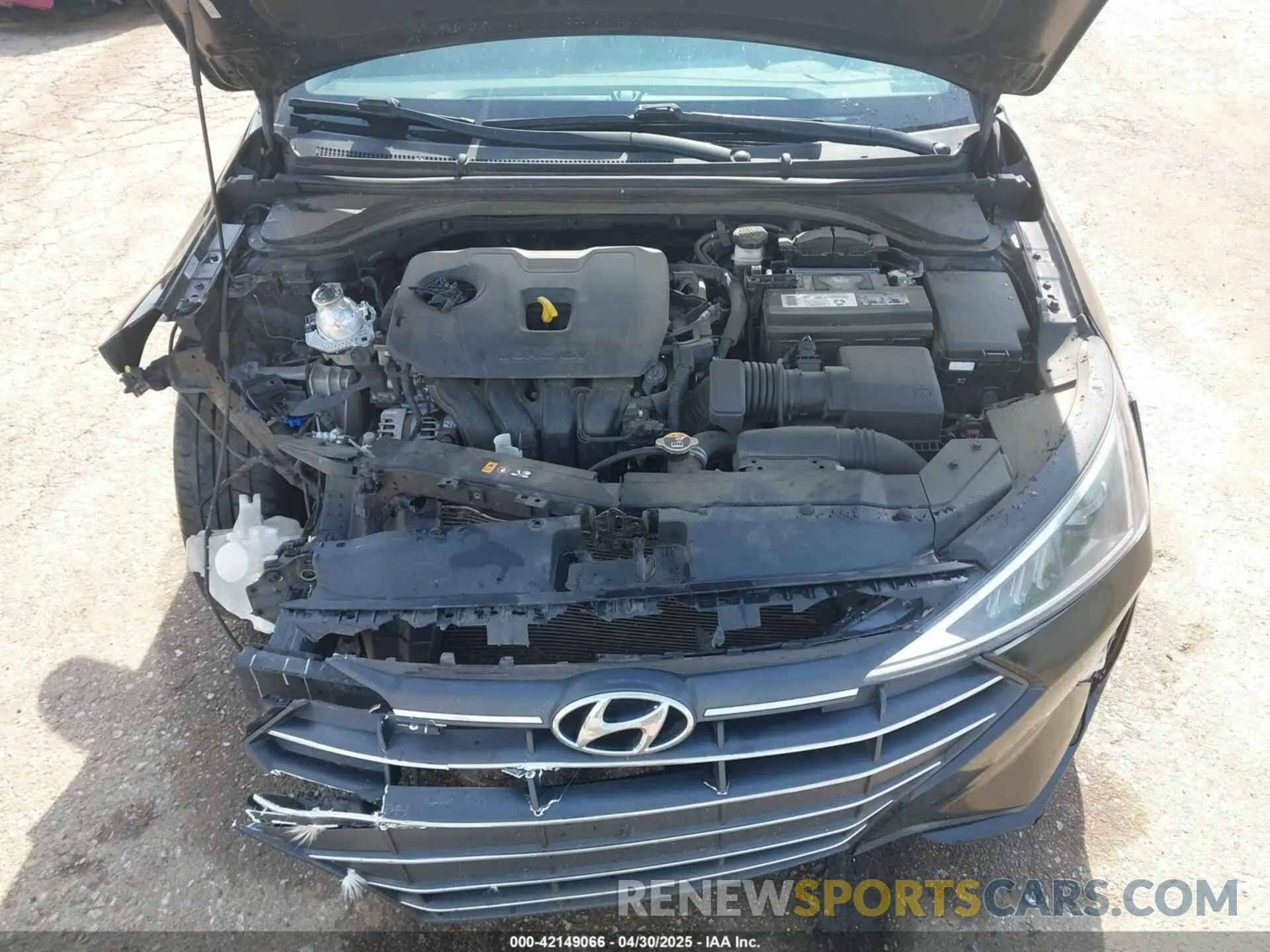 10 Photograph of a damaged car KMHD84LFXLU994456 HYUNDAI ELANTRA 2020