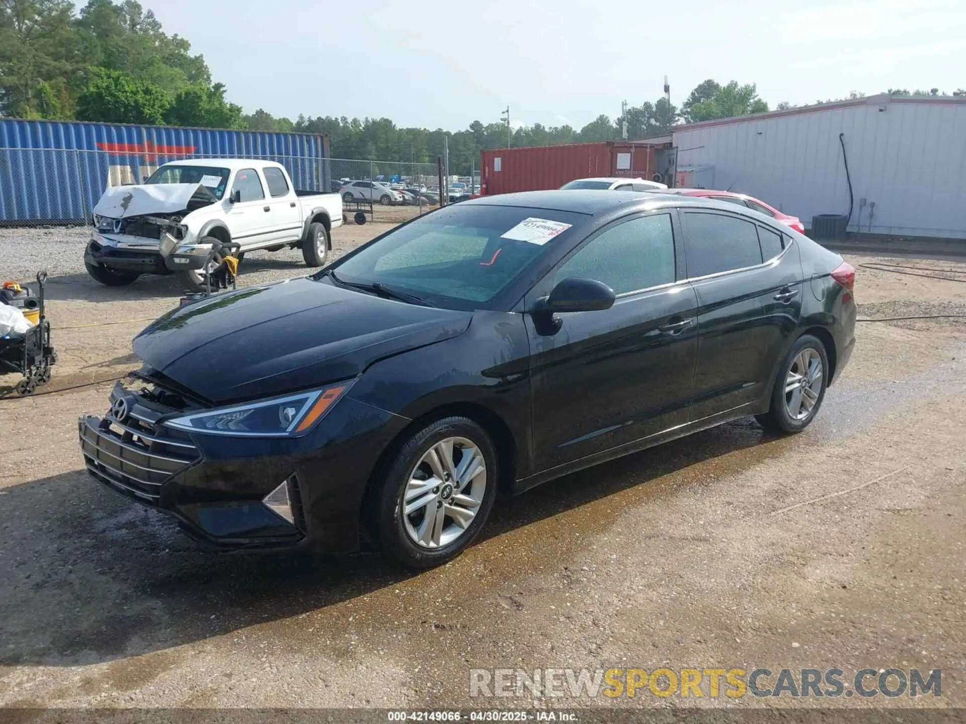 2 Photograph of a damaged car KMHD84LFXLU994456 HYUNDAI ELANTRA 2020
