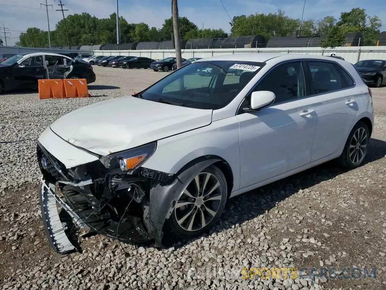 1 Photograph of a damaged car KMHH35LEXLU143738 HYUNDAI ELANTRA 2020