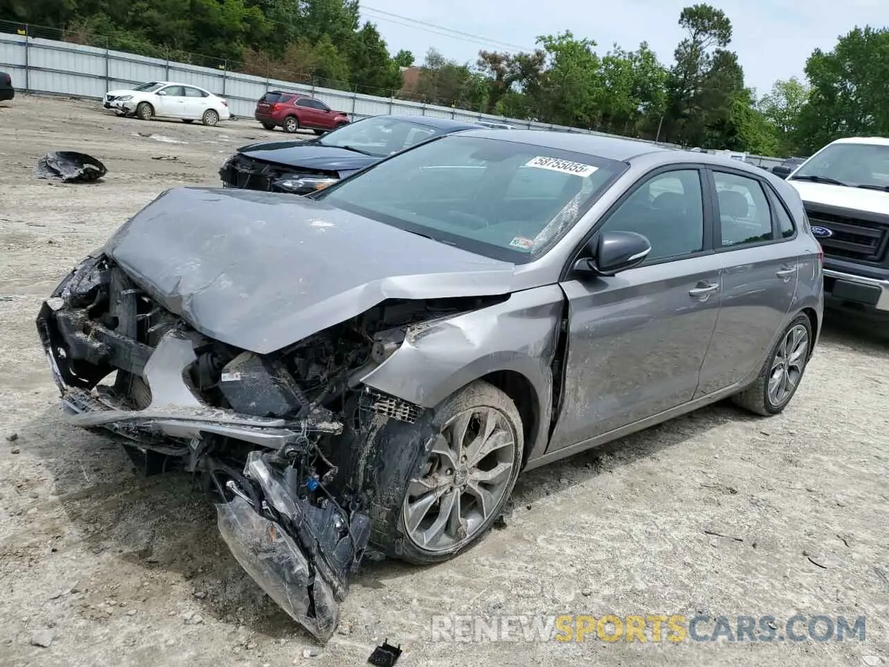 1 Photograph of a damaged car KMHH55LC5LU135670 HYUNDAI ELANTRA 2020
